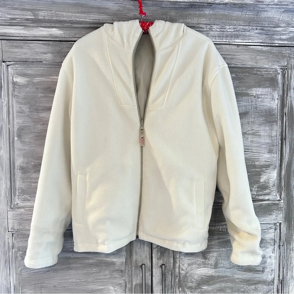 Free Country Tan Jacket. Never heard of this brand! Looked and wow REVERSAL. - Picture 1 of 6